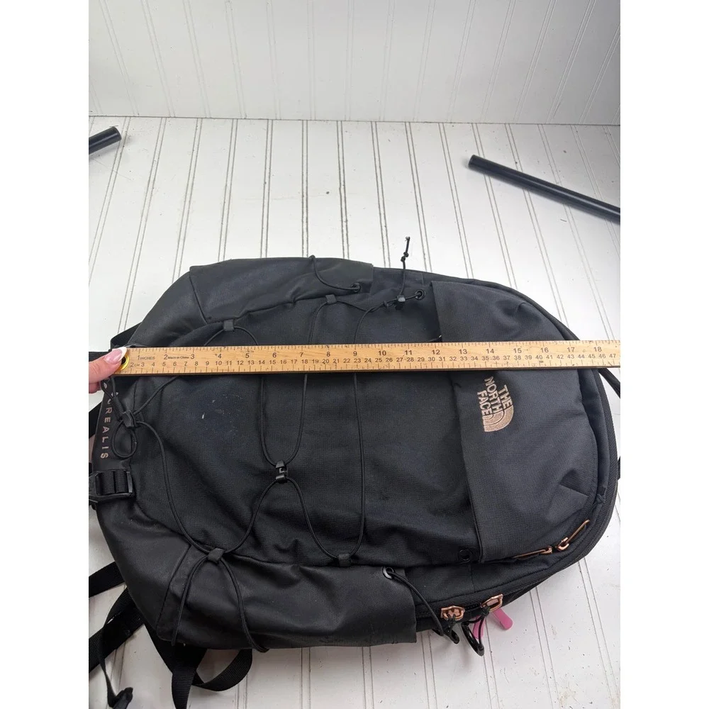 The North Face Black Borealis Luxe Hiking Travel Unisex Backpack $150